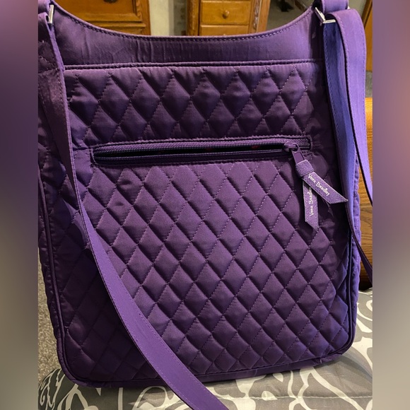 Vera Bradley Purple Essential Mailbag Crossbody.